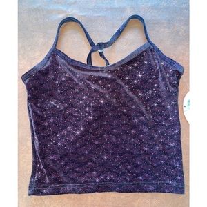 NWT Capezio Velvet Dance Top